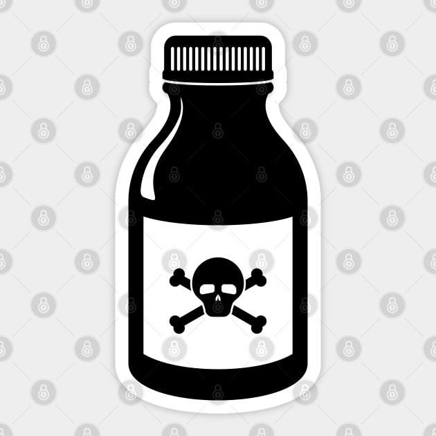 Poison Bottle Icon Sticker by THP Creative